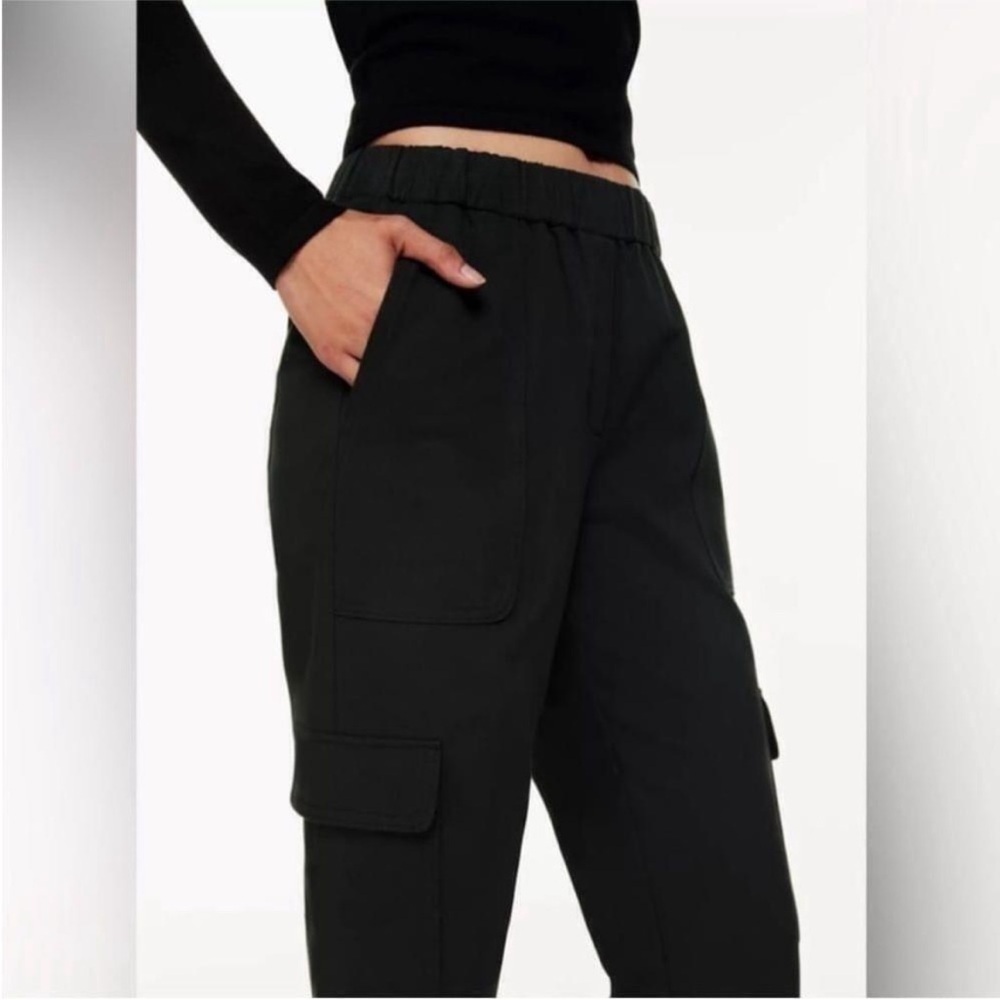 New! Babaton Titan Silk & Cotton Blend Cargo Pants - Gorgeous! - Picture 2 of 12